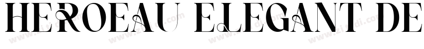 HEROEAU ELEGANT DEMO字体转换